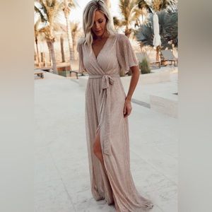 Magical flowy wrap dress